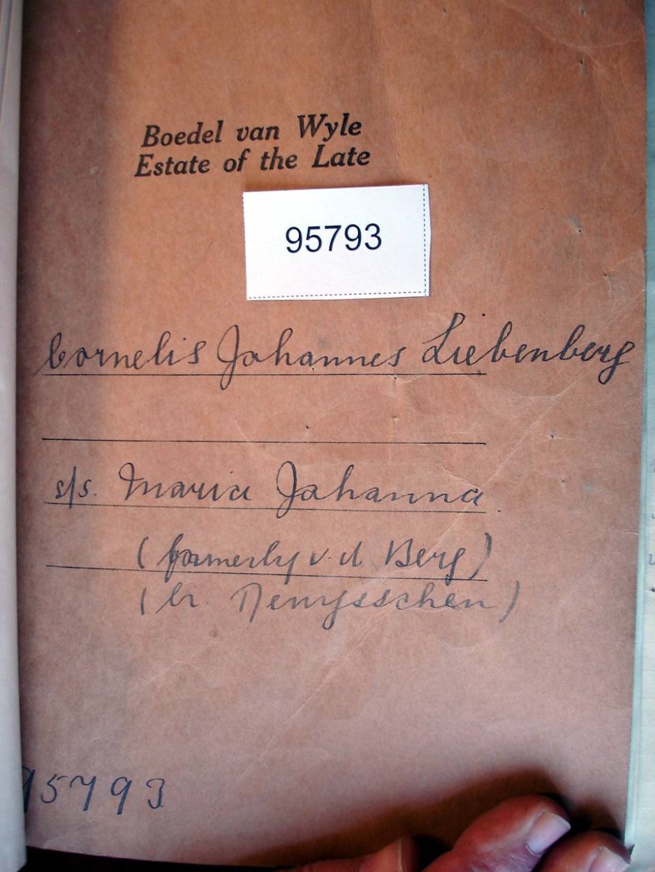 95793 LIEBENBERG Cornelis Johannes a