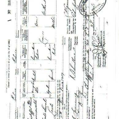 LOOTS, Gertie Sarah  TAB WLD 145/1926 Marriage cert