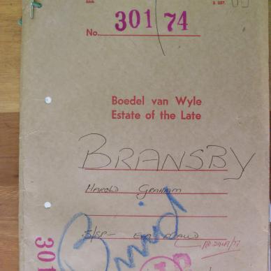 Bransby H G MSCE 301-1974 [00]