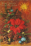 Christmas Card from Italy 1991 sent to South Africa