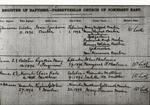 BARBER Ivan Graham - baptism 11 Oct 1896  'Glen Avon'  farm 
